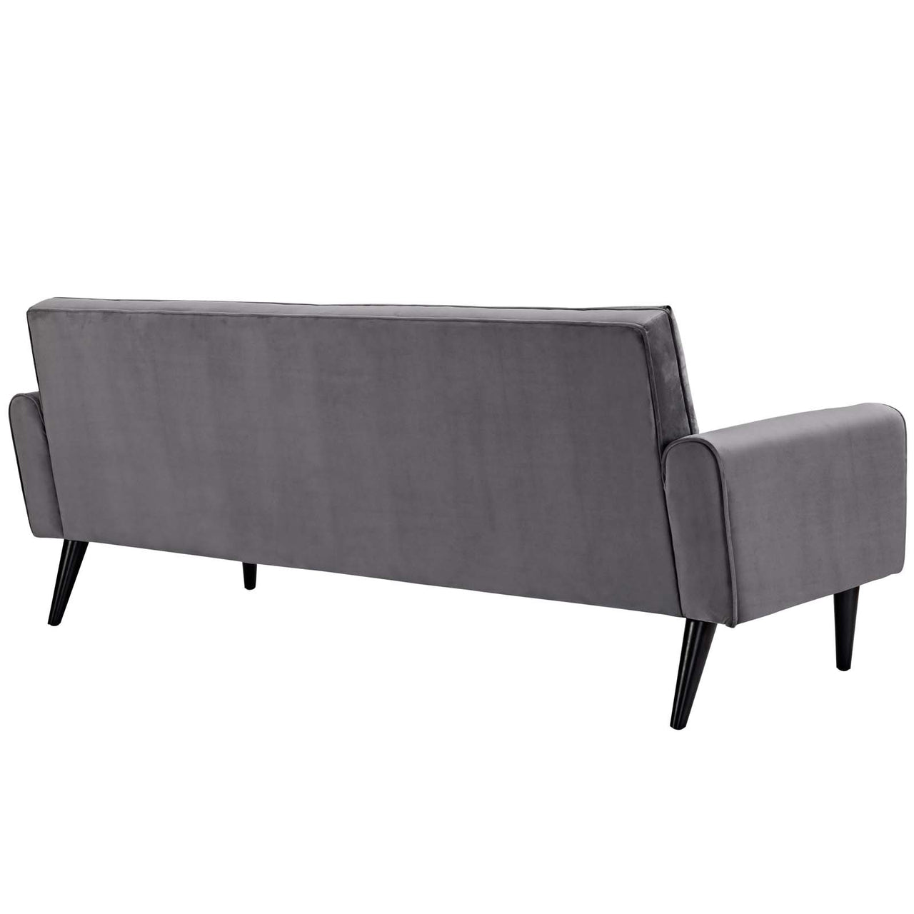 Delve Performance Velvet Sofa, Gray