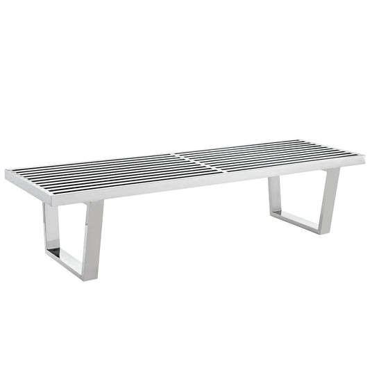 Nyssara Bench, Large, Silver
