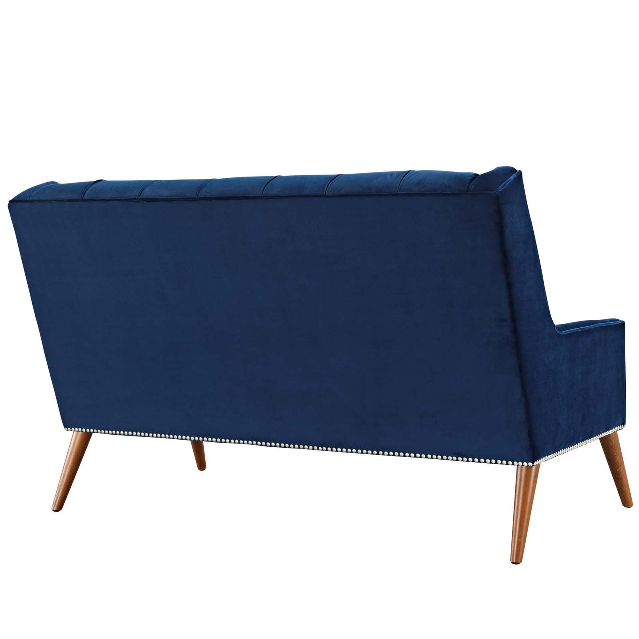 Explore Velvet Loveseat, Navy
