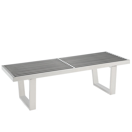Nyssara Bench, Small, Silver