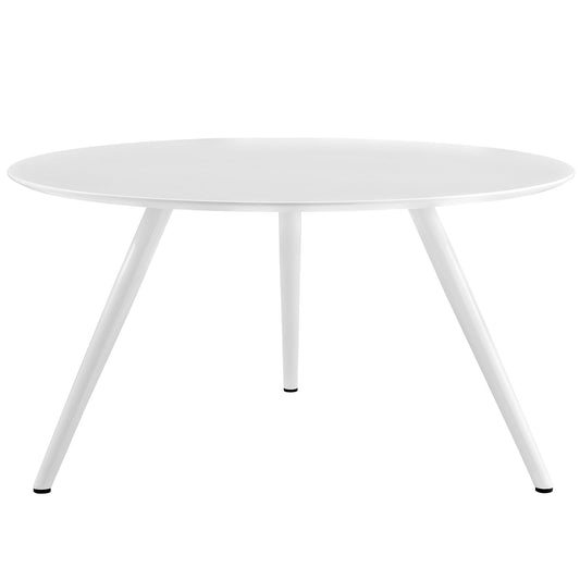 Ensemble Round Dining Table with Tripod Base, Extra Large, White