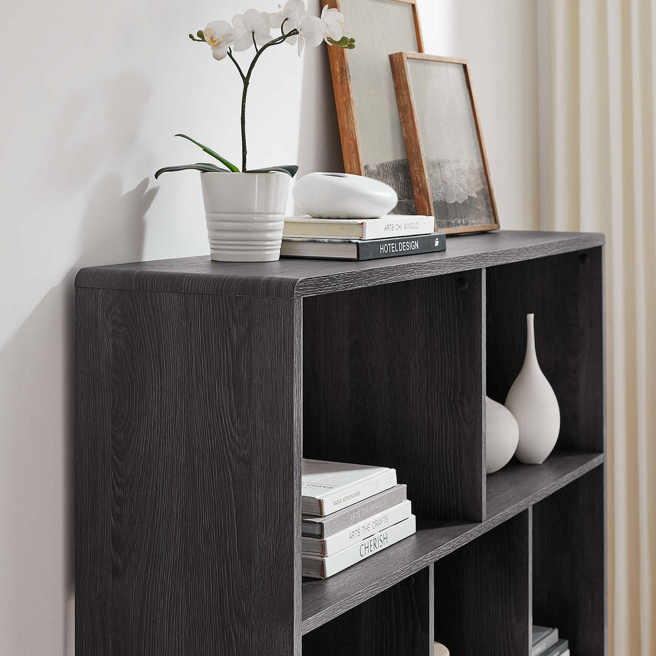 Erisen Bookcase, Medium, Charcoal