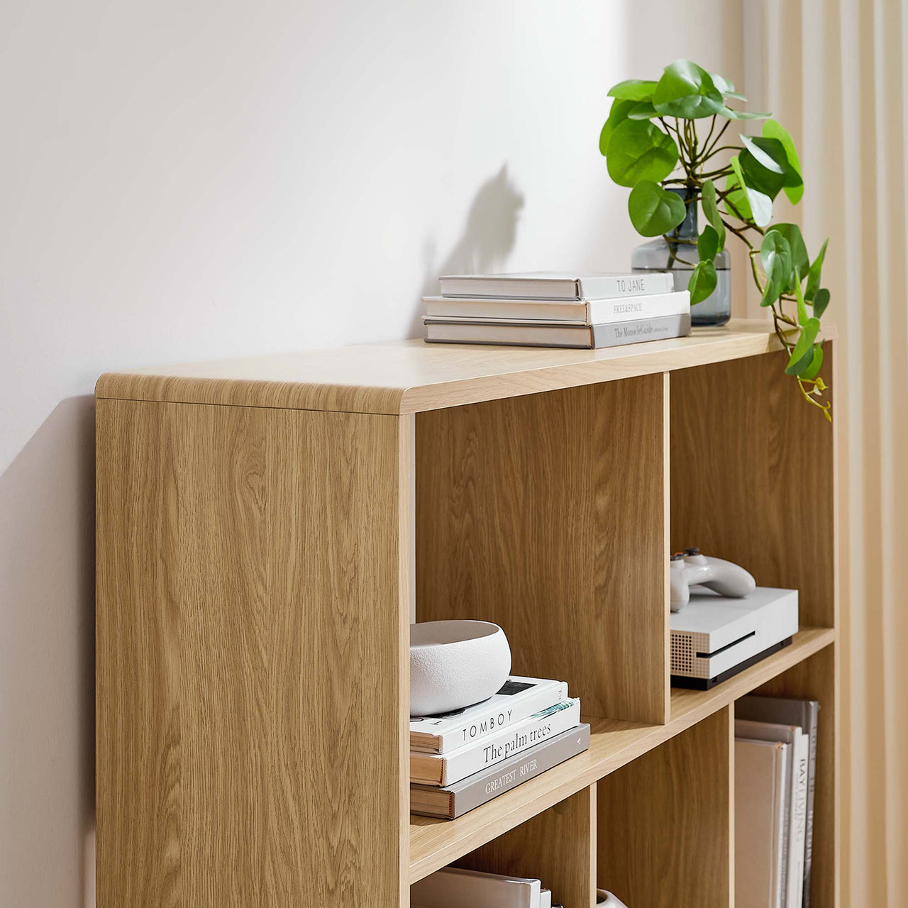 Erisen Bookcase, Medium, Oak