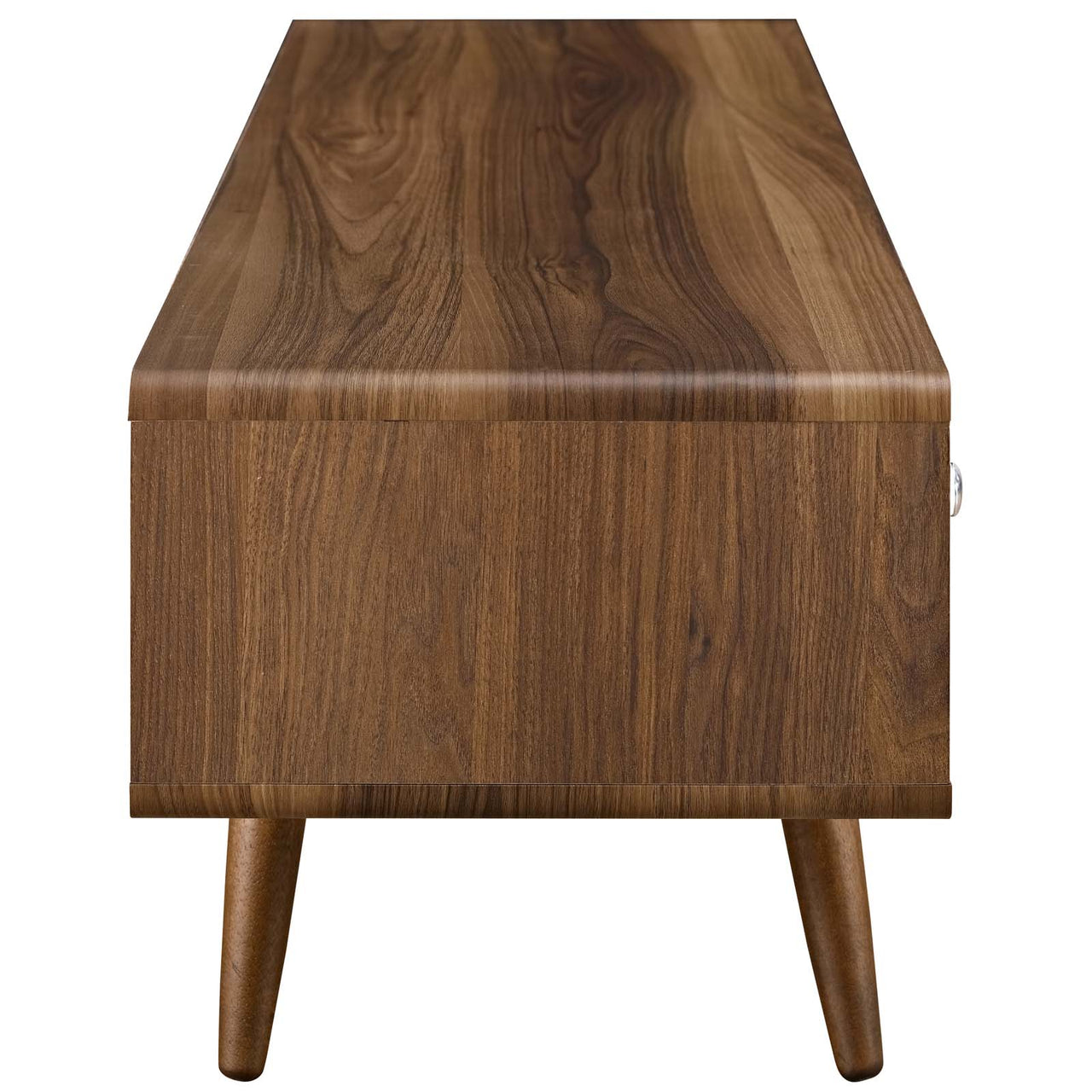 Erisen TV Stand, Small, Walnut & White