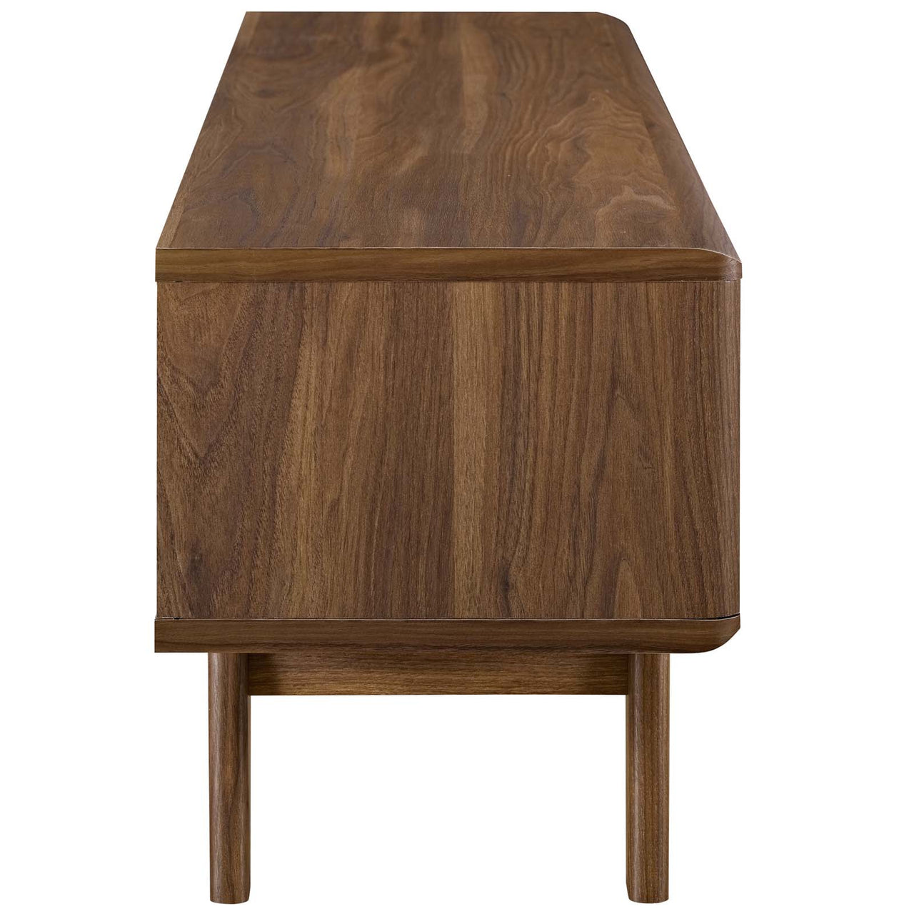 Envision 48” TV Stand, Walnut & White