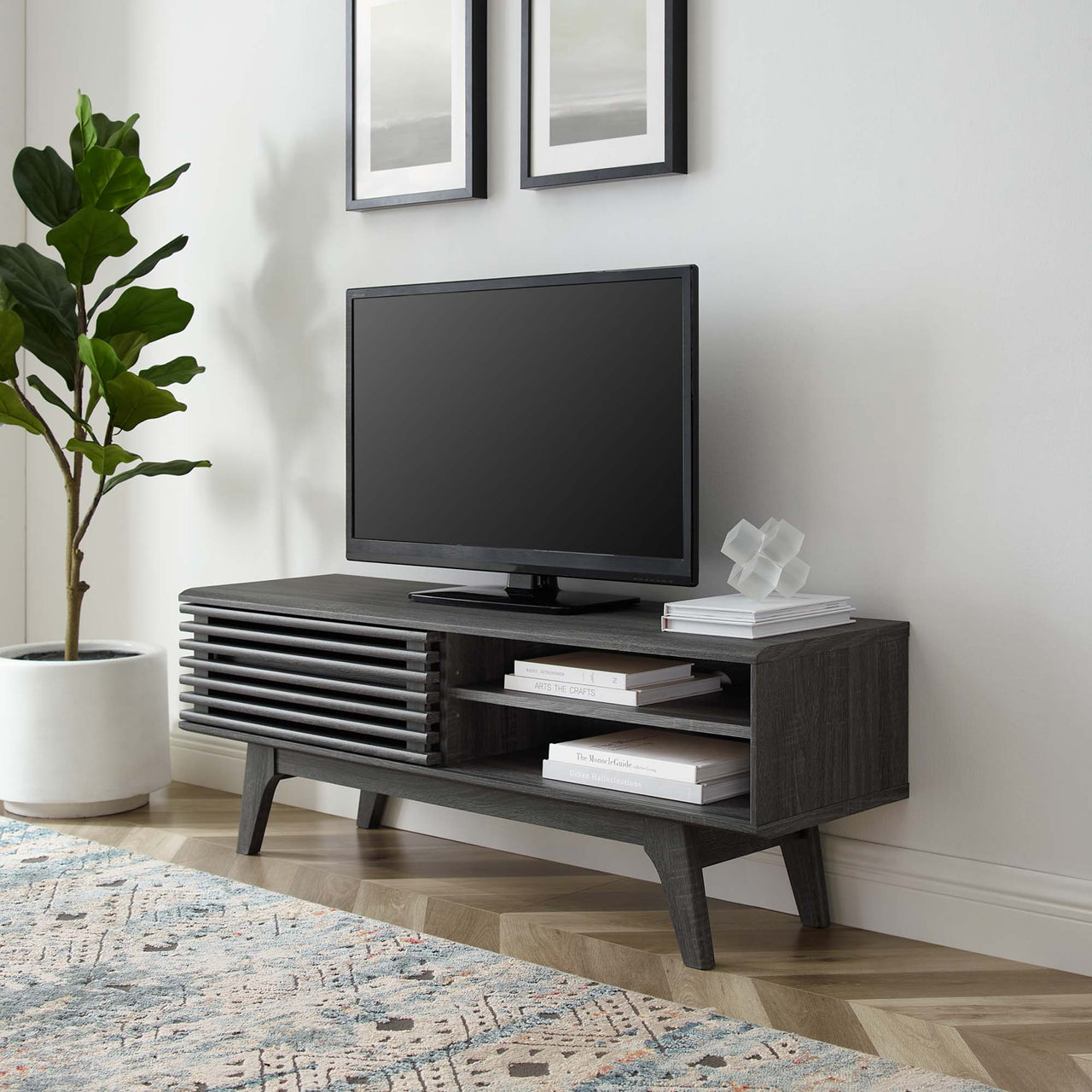 Render 48” TV Stand, Charcoal