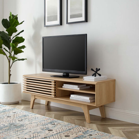 Ventra TV Stand, Small, Oak