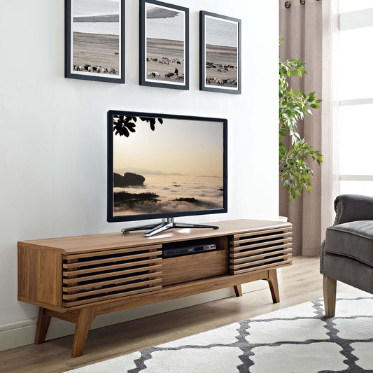 Ventra TV Stand, Medium, Walnut