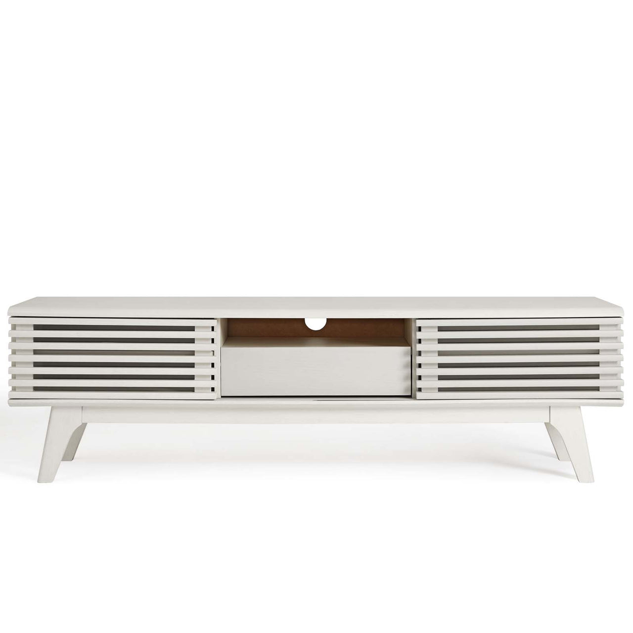 Ventra TV Stand, Medium, White