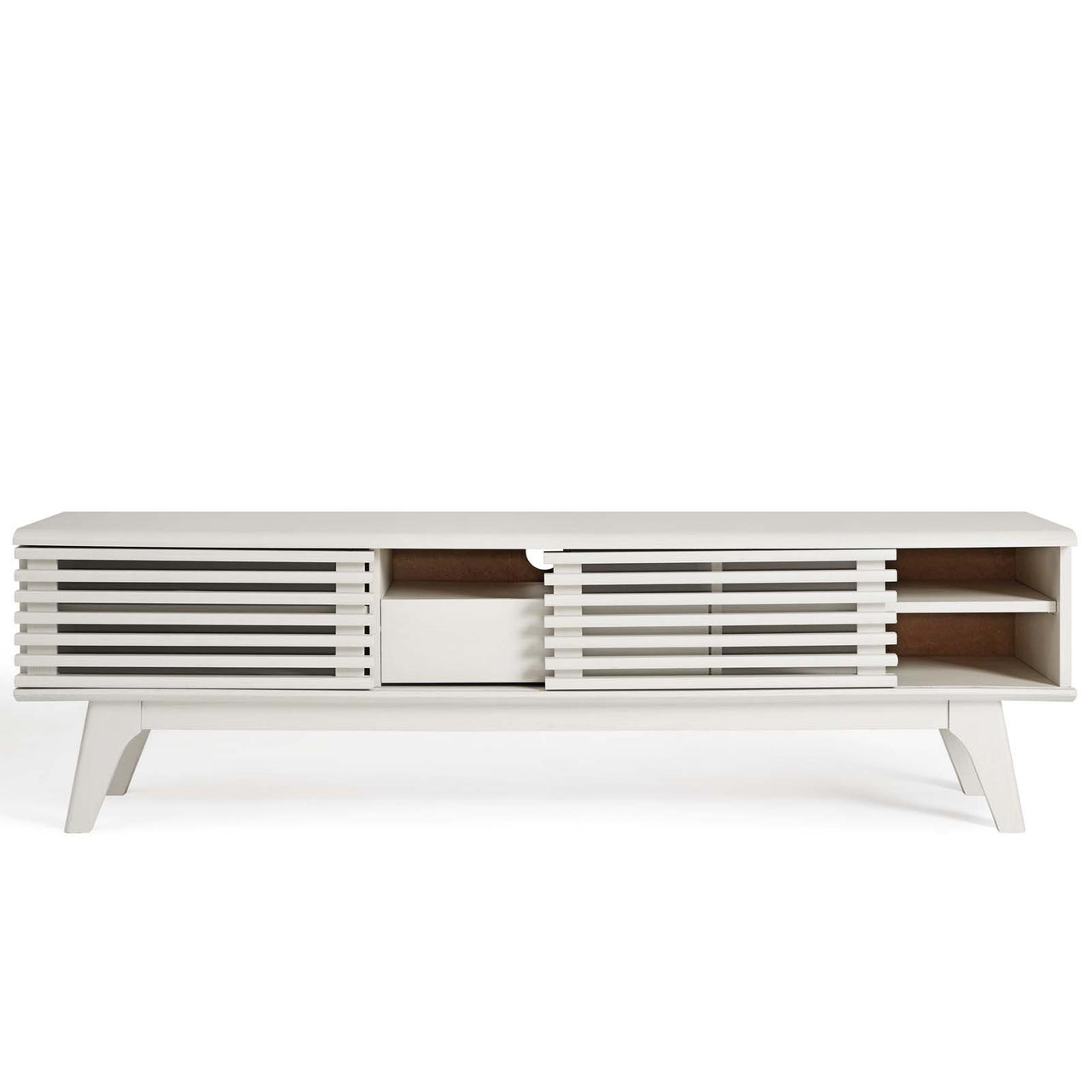 Ventra TV Stand, Medium, White