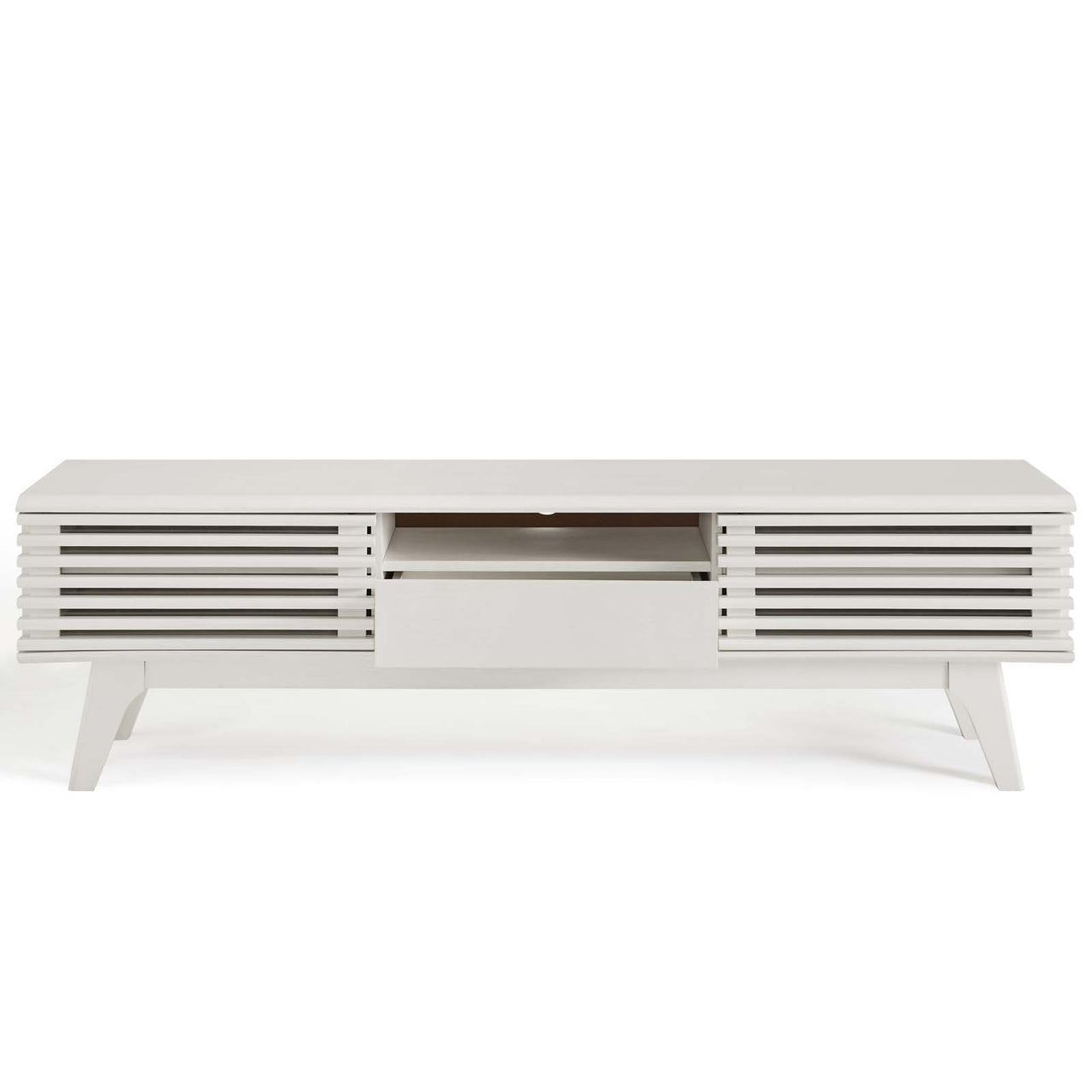 Ventra TV Stand, Medium, White