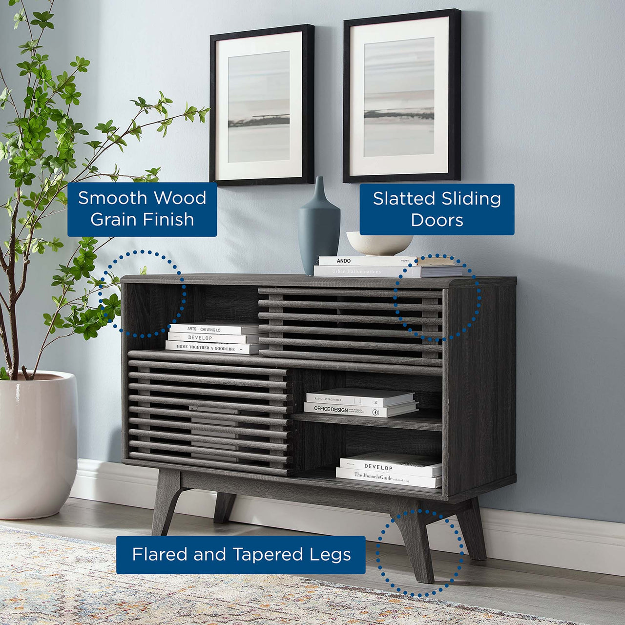 Render Display Stand, Charcoal