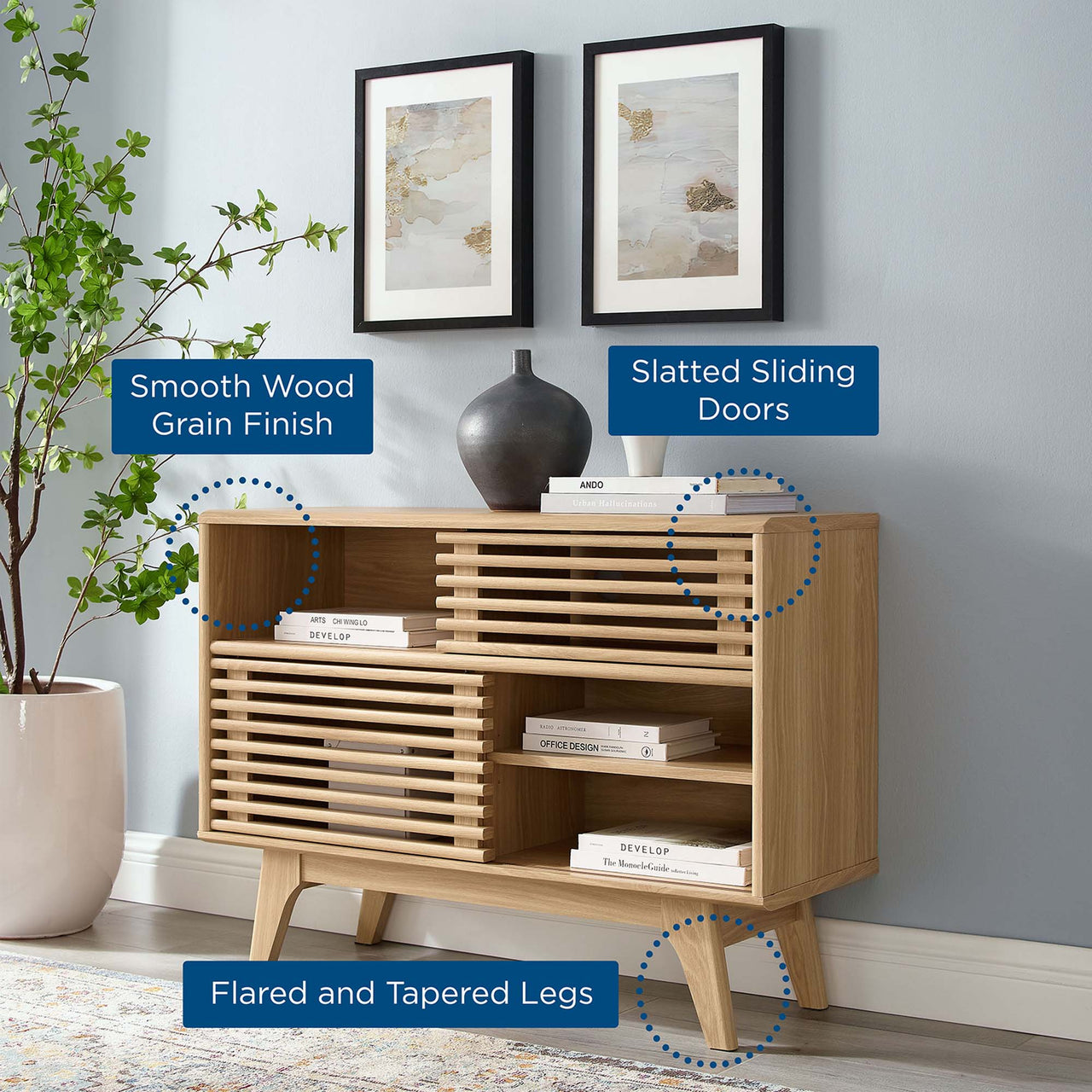 Ventra Display Stand, Oak