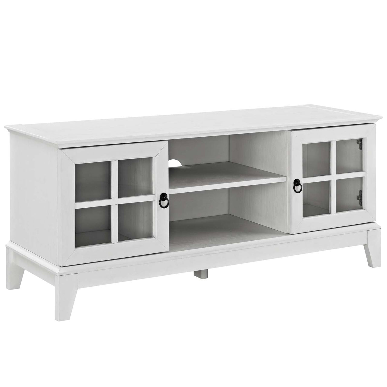 Isle 47” TV Stand, White