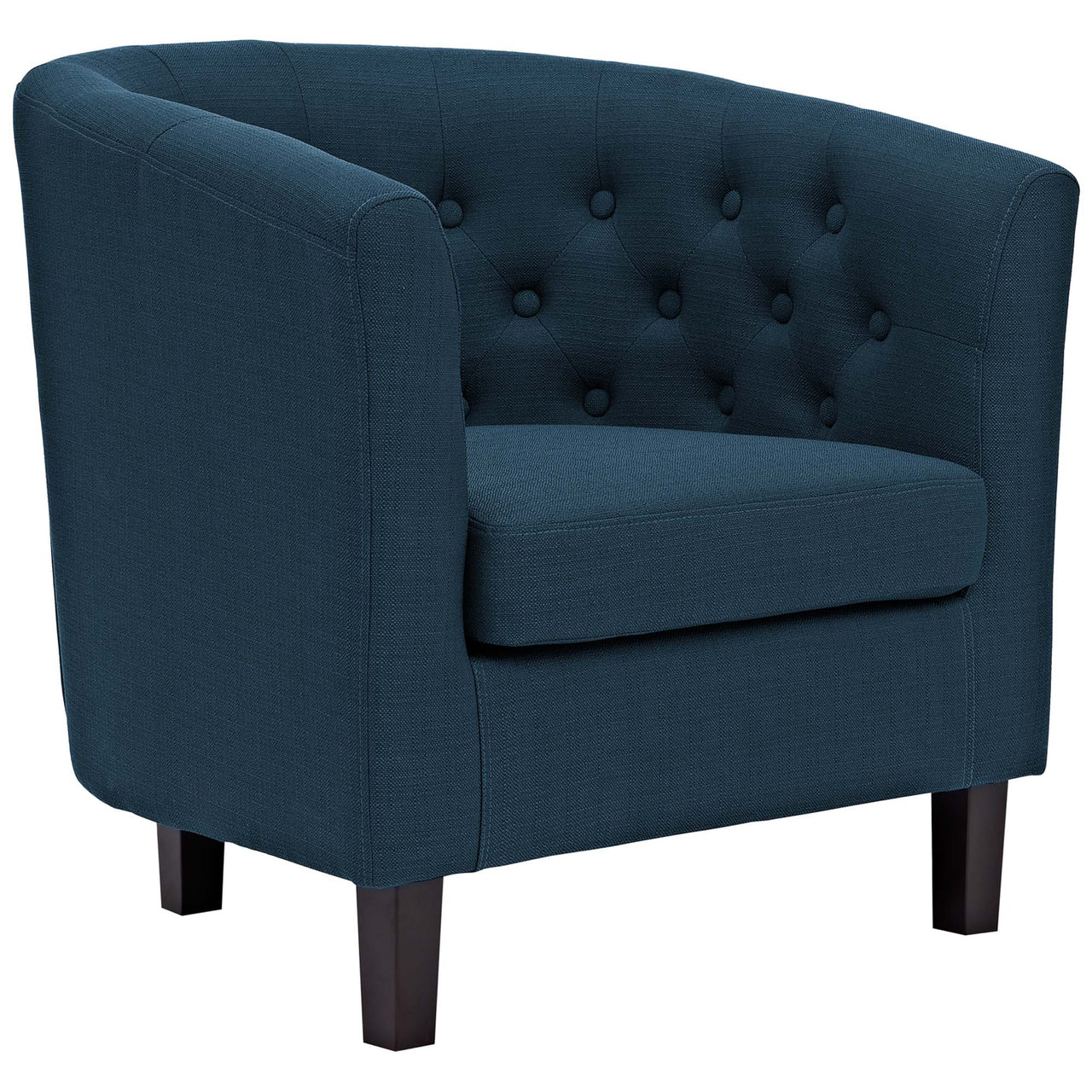 Alessa Fabric Armchair, Azure