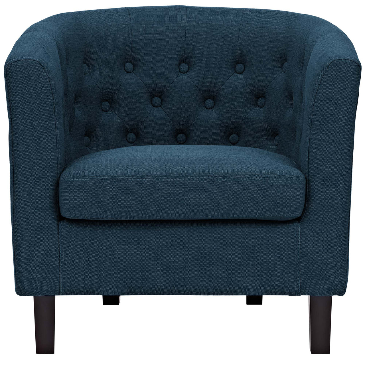 Alessa Fabric Armchair, Azure