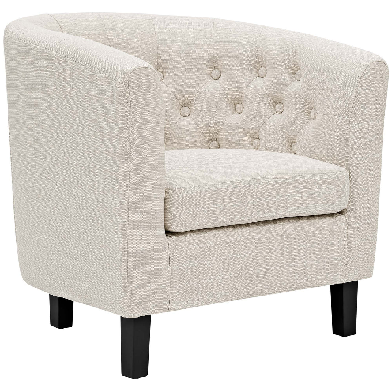 Prospect Upholstered Fabric Armchair, Beige
