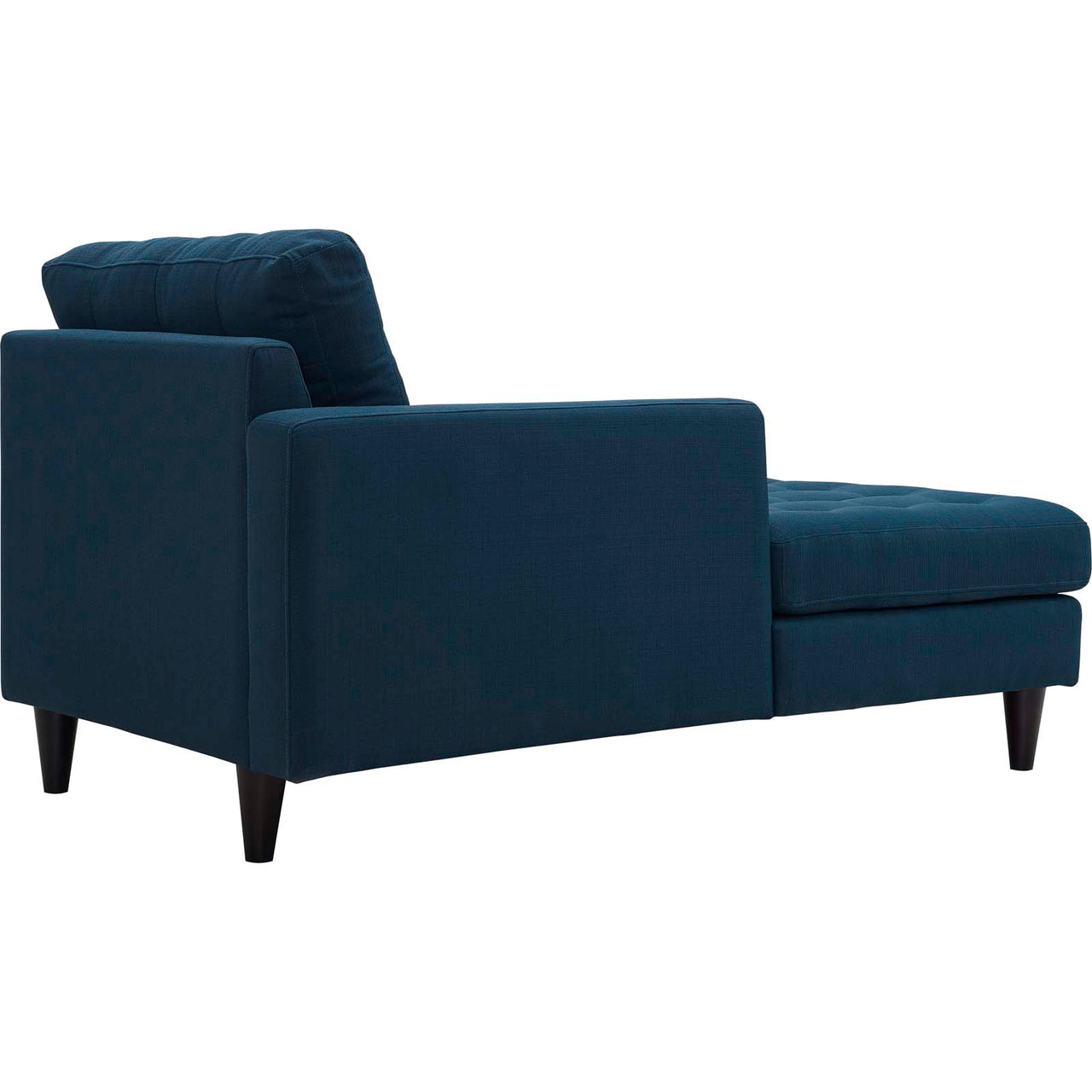 Dynasty Left-Arm Fabric Chaise | Modular Sectional Component, Azure