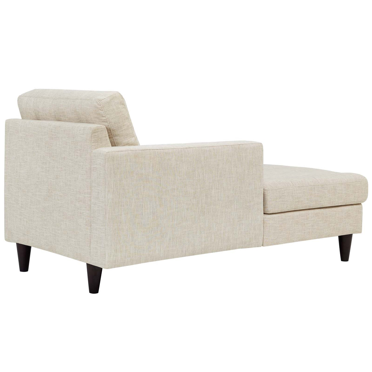 Dynasty Left-Arm Fabric Chaise | Modular Sectional Component, Beige