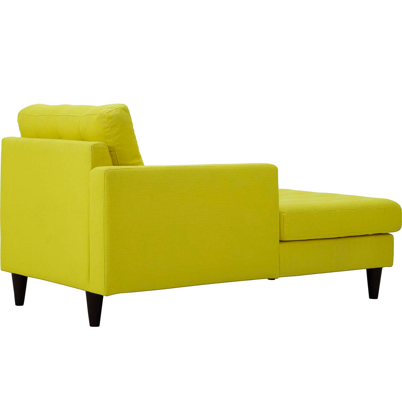 Dynasty Left-Arm Fabric Chaise | Modular Sectional Component, Sunny