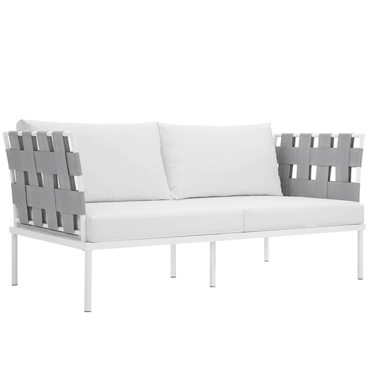 Harmonize Alfresco Loveseat, White