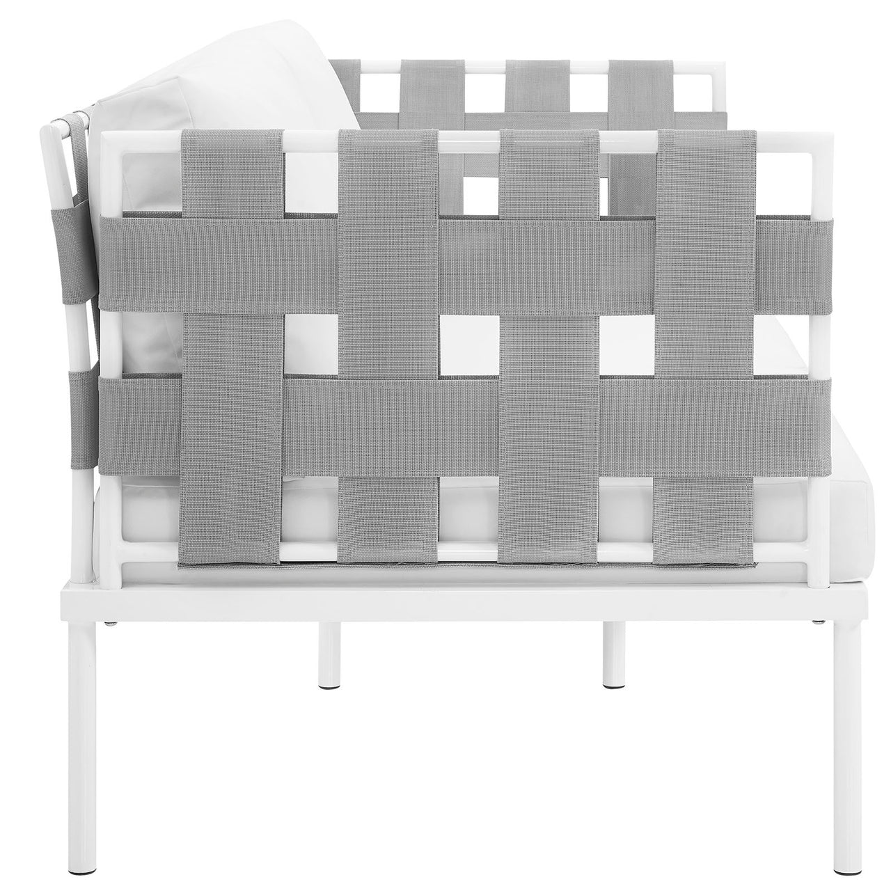 Harmonize Alfresco Loveseat, White