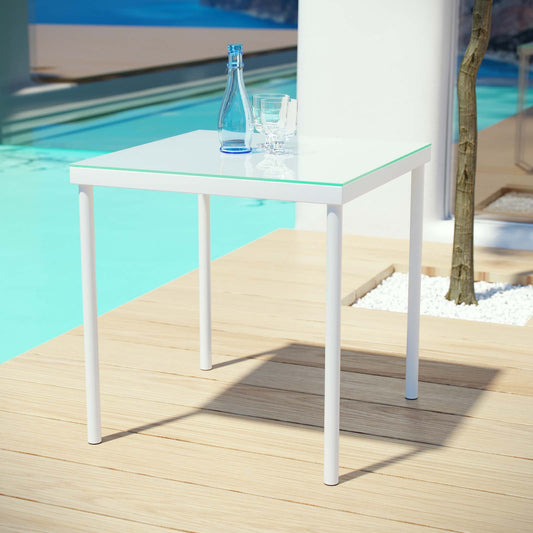 Harmonize Alfresco Side Table, White