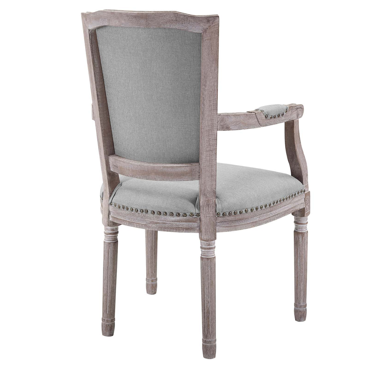 Tristelle Fabric Dining Chair, Light Gray