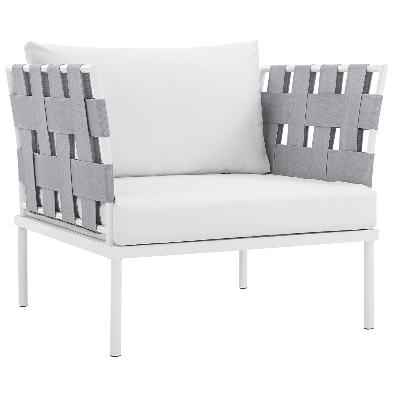Harmonize 3-Piece Alfresco Sectional Sofa Set, White