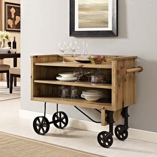 Entwine Dining Cart, Brown