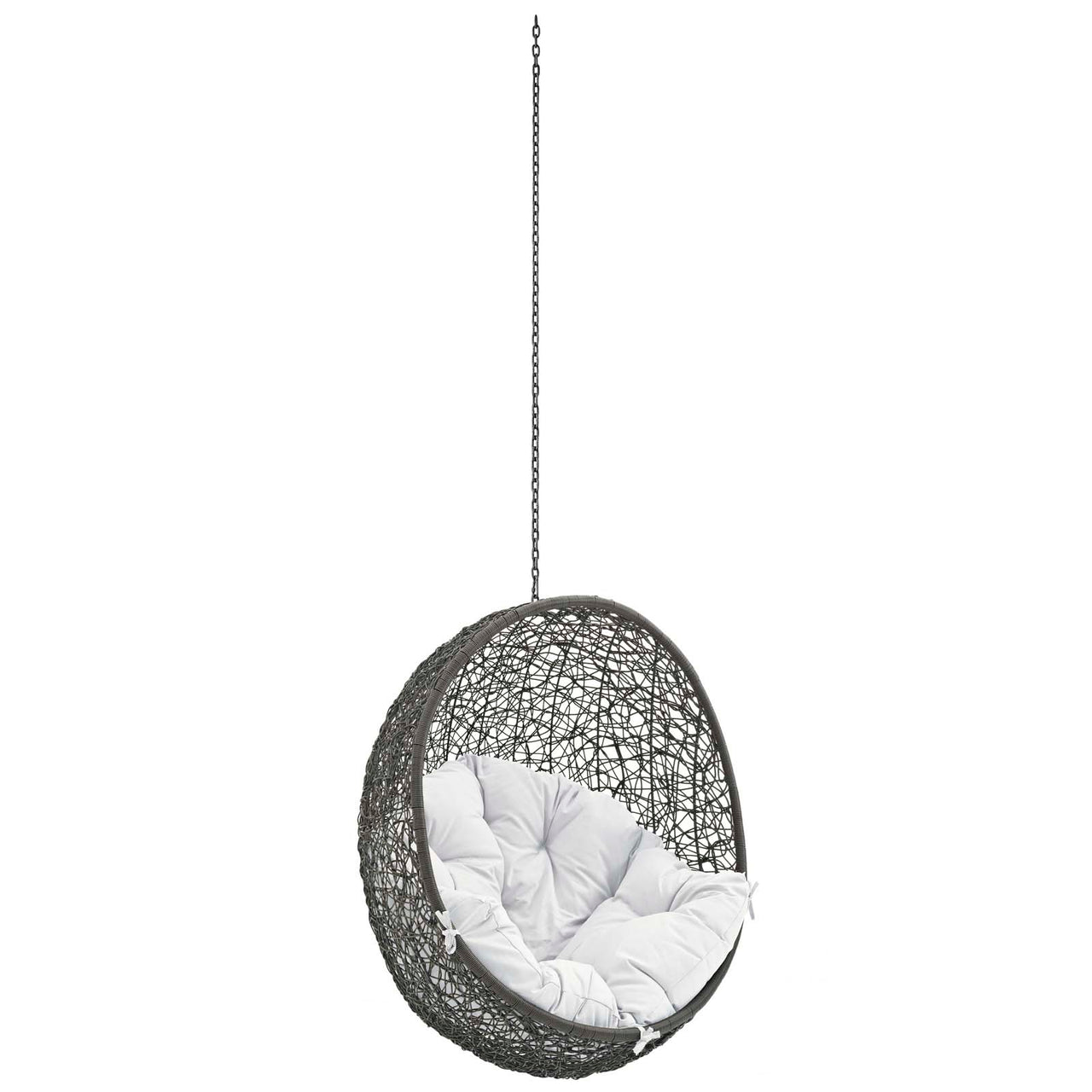 Shell Alfresco Swing Chair w/o Stand, Gray & White