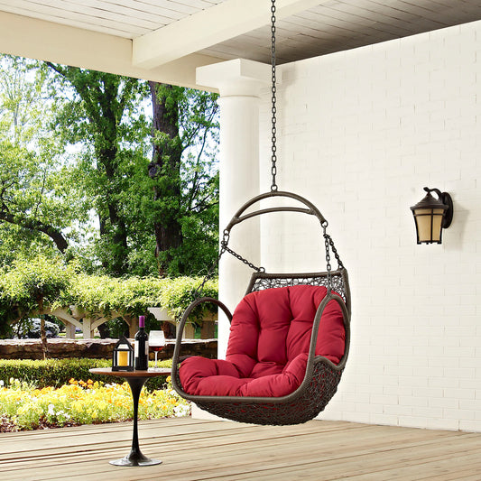 Aviary Alfresco Swing Chair w/o Stand, Red