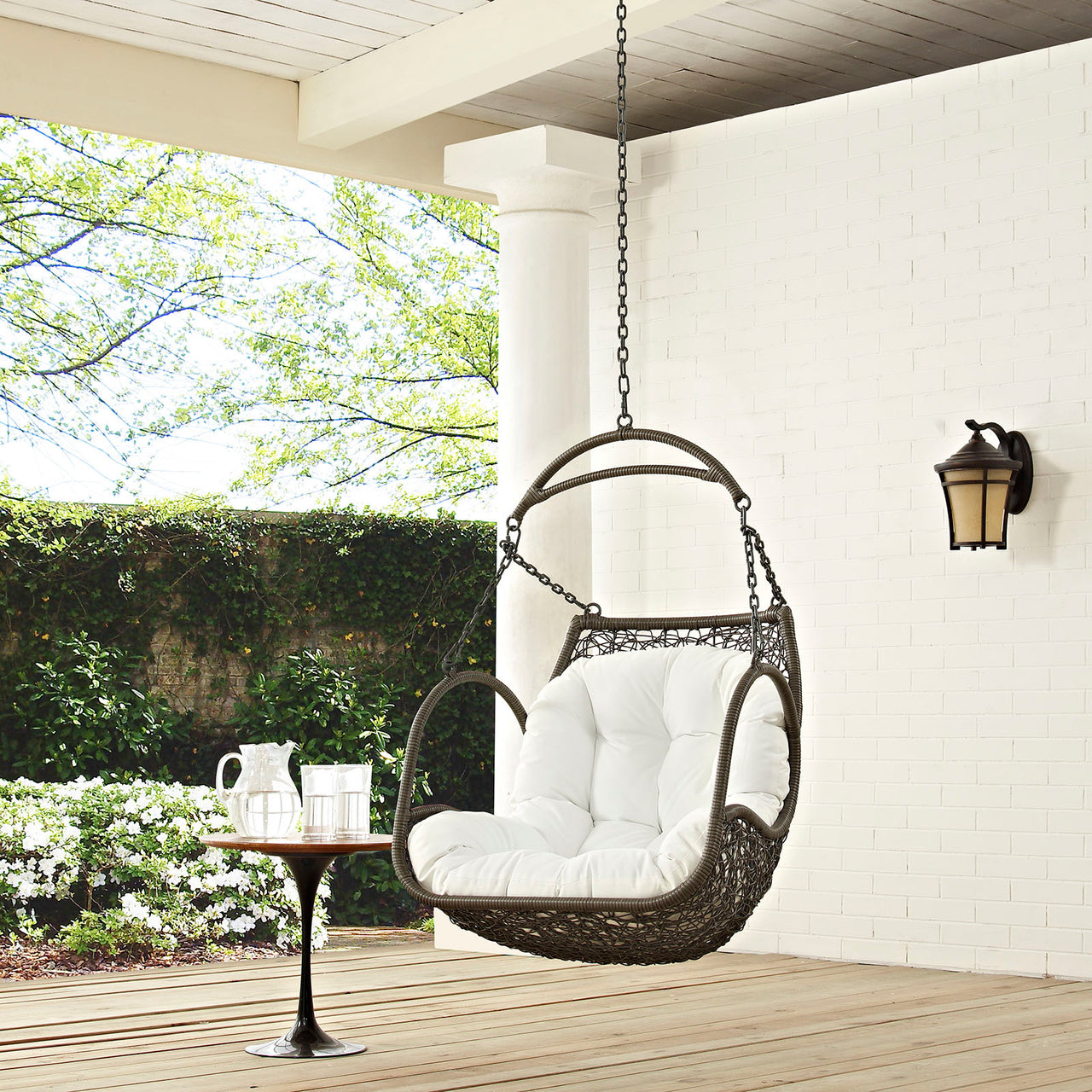 Aviary Alfresco Swing Chair w/o Stand, White