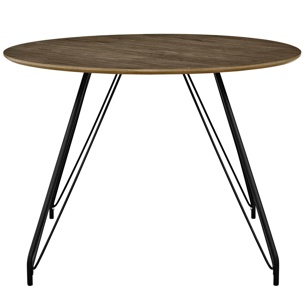 Calyssa Round Dining Table, Walnut