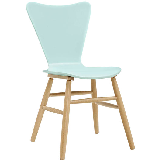 Streamline Contour Dining Chair, Light Blue
