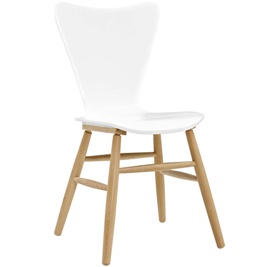 Streamline Contour Dining Chair, White