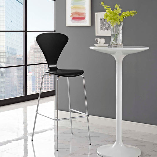 Condense Dining Bar Stool, Black