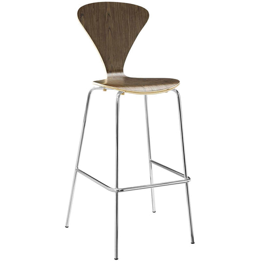Condense Dining Bar Stool, Walnut