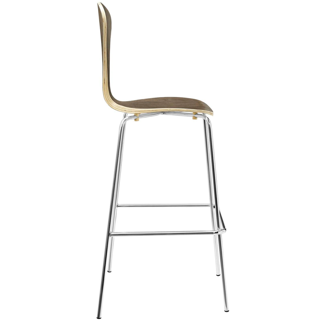 Condense Dining Bar Stool, Walnut