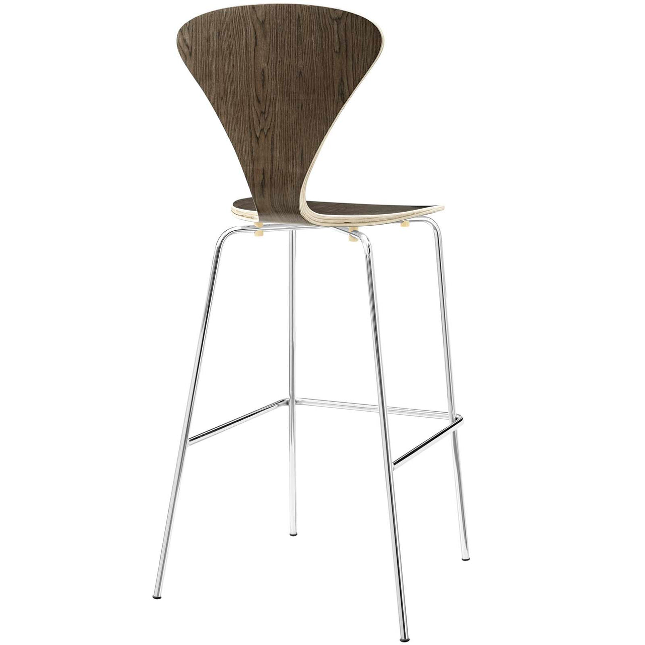 Condense Dining Bar Stool, Walnut