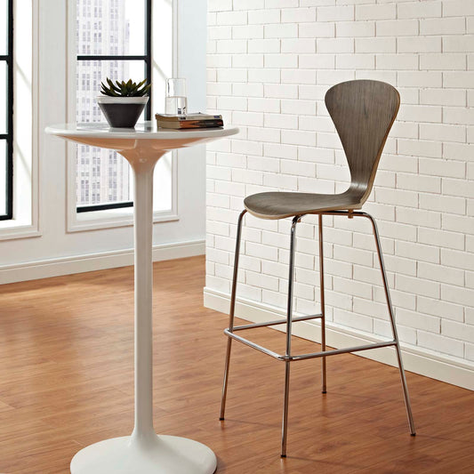 Condense Dining Bar Stool, Walnut