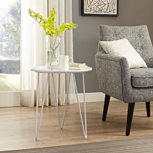 Miroux Side Table, White