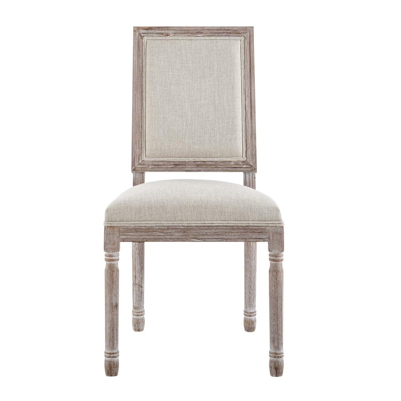 Corton Upholstered Side Chair, Beige
