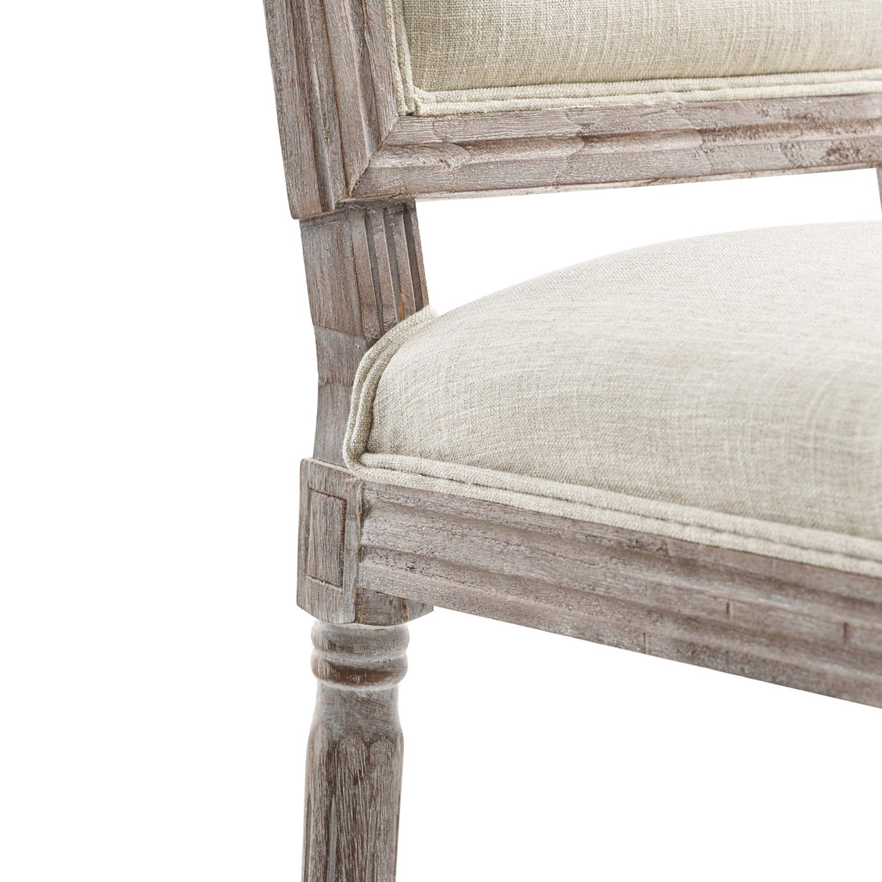 Corton Upholstered Side Chair, Beige