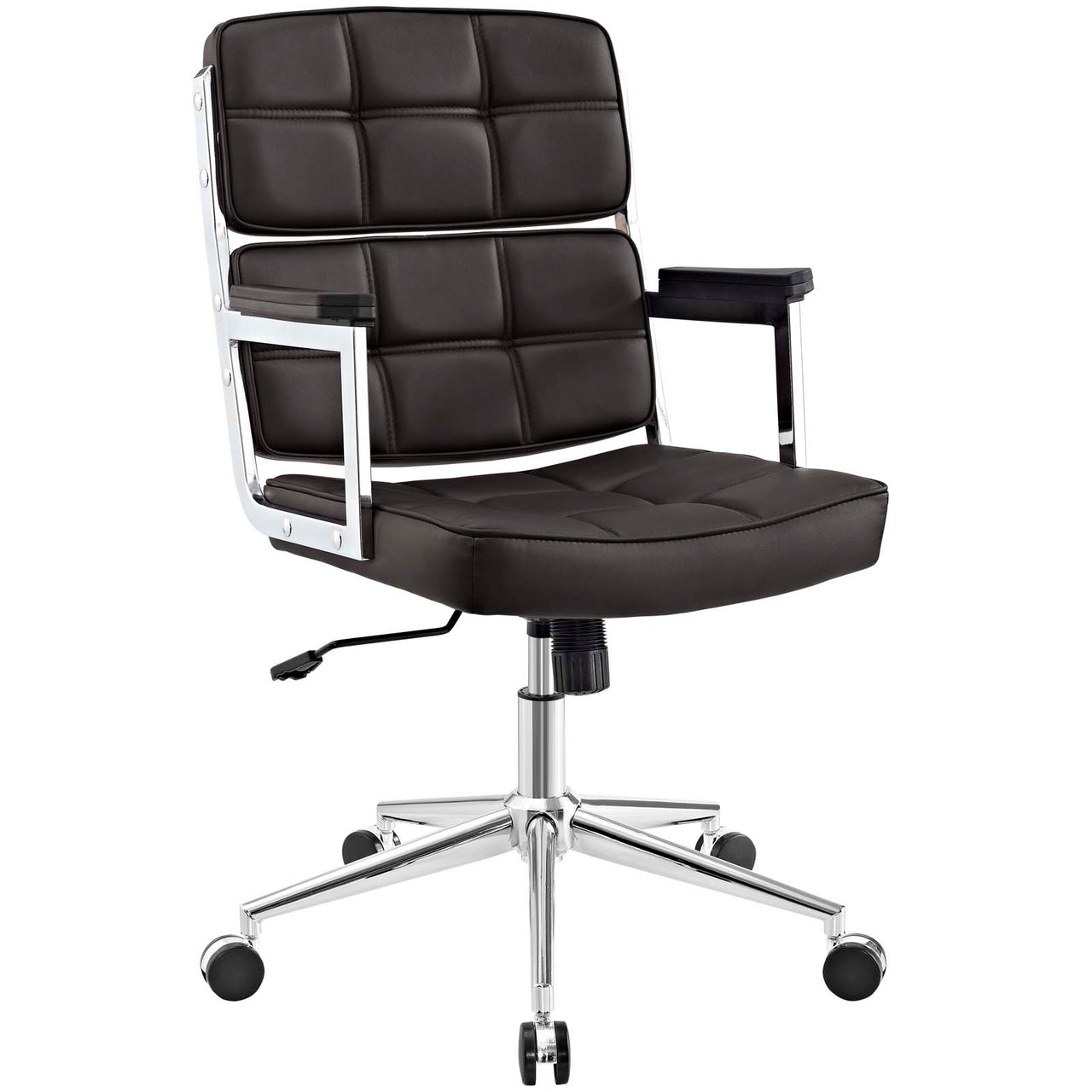 Metropolitan Highback Eco-Leather Office Chair, Brown