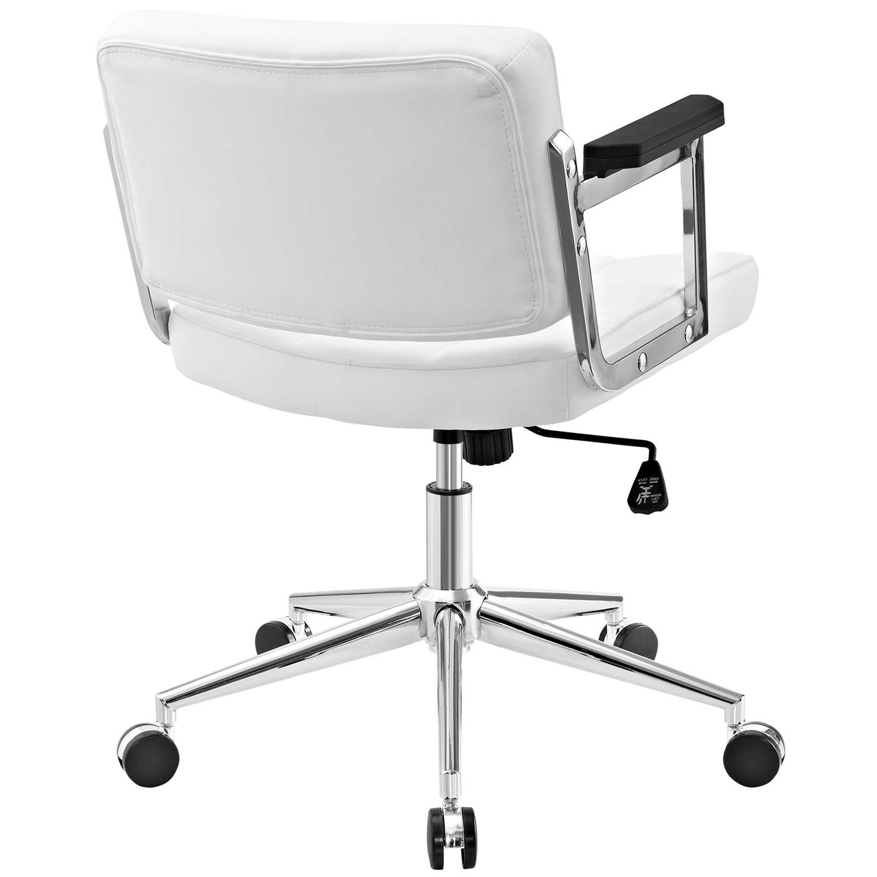 Metropolitan Mid Back Eco-Leather Office Chair, White