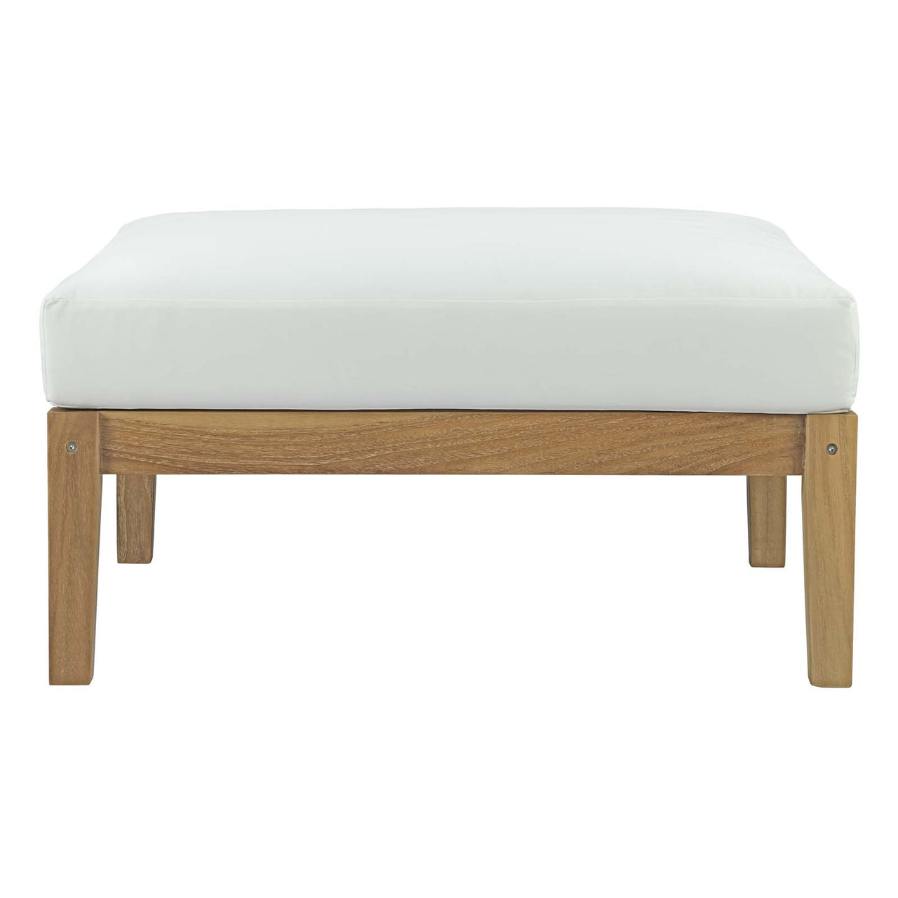 Brentford 6-Piece Alfresco Lounging Set, Natural Wood & White