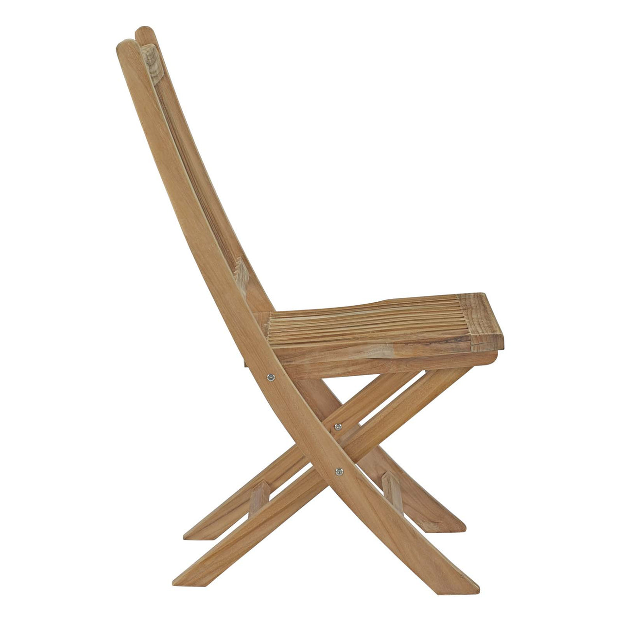 Shorehaven Alfresco Folding Chair, Natural Wood