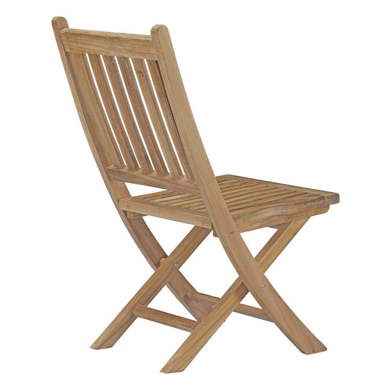 Shorehaven Alfresco Folding Chair, Natural Wood