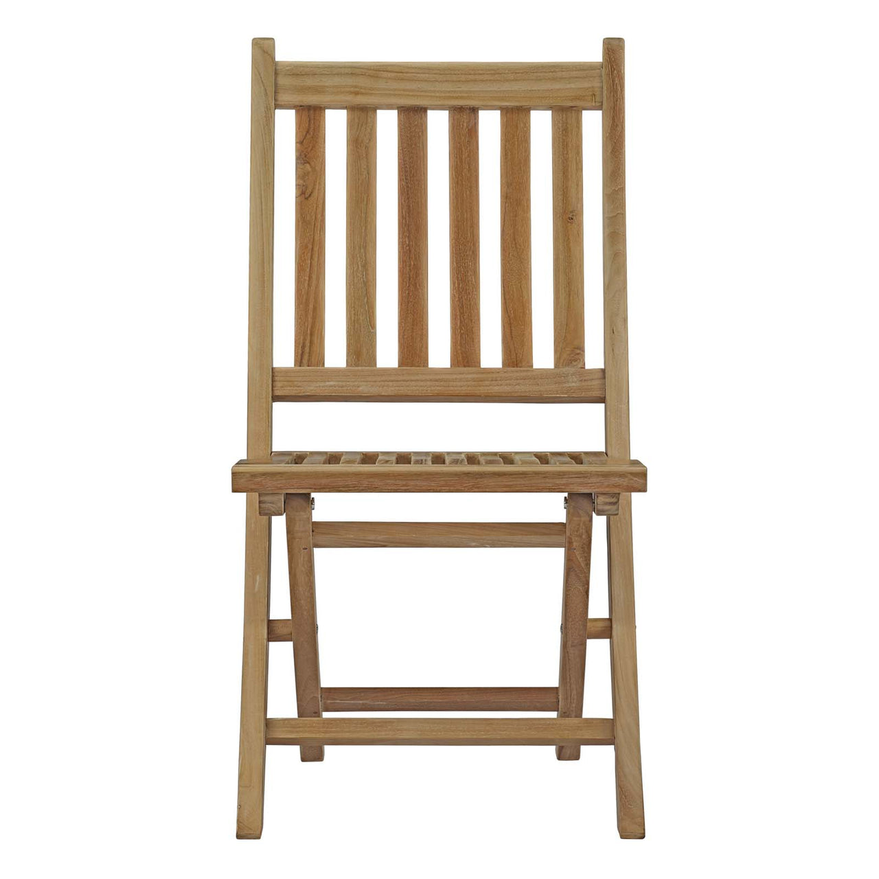 Shorehaven Alfresco Folding Chair, Natural Wood